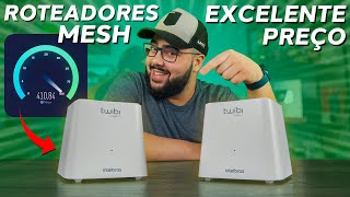 Os Novos Roteadores Mesh para Minha CASA Ótimo preço Fácil de Configurar Intelbras Twibi Giga [upl. by Erme816]