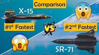 X15🚀 vs SR71🚀  Full Comparison between North American X15 amp Lockheed SR71 Black Bird [upl. by Divadnahtanoj12]