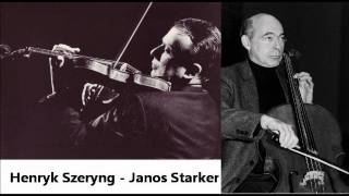 SzeryngStarker play Brahms Double Concerto 2nd mvt [upl. by Treve]