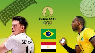 OLIMPÍADAS PARIS 2024 Brasil 3x0 Egito  análise e comentários [upl. by Llehcsreh]