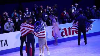 Gabriela Papadakis et Guillaume Cizeron Champions du Monde de patinage artistique [upl. by Winthorpe]