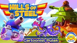 Hills Of Steel Gameplay 2  Gameplay Android  Moon Breaker  Hills Of Steel 2 [upl. by Eiliak]