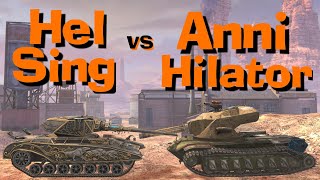 WOT Blitz Face Off  Helsing vs Annihilator [upl. by Adihaj632]