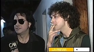 Gustavo Cerati  Entrevista  Backstage Los 7 Delfines 1998 [upl. by Ohploda]