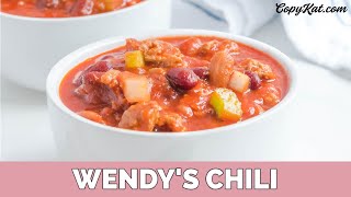 Wendys Chili [upl. by Hcelemile]