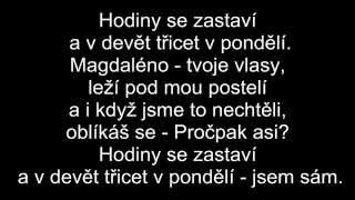 Jelen  Magdaléna text lyrics [upl. by Eedeed]