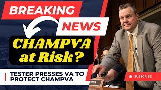 Tester Presses VA to Protect CHAMPVA Beneficiaries’ Access to Health Care veterans benefits [upl. by Frants]