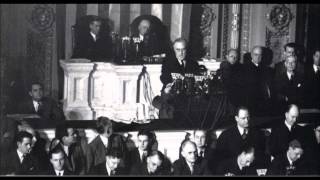 Franklin D Roosevelt  Dec 8 1941 quotDay of Infamyquot Speech Full Speech [upl. by Ayifa728]