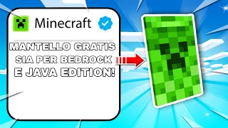 COME OTTENERE GRATIS il MANTELLO del 15° ANNIVERSARIO di MINECRAFT [upl. by Melli974]