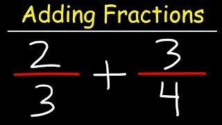 Adding Fractions With Unlike Denominators [upl. by Brander]