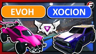 Evoh Rank 6 NA vs Xocion  Rocket League 1v1 Showmatch [upl. by Nnalyrehc923]