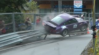 Crash Porsche RSR IROC  Arosa ClassicCar 2014 [upl. by Kirstin]