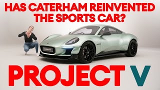 FIRST LOOK Caterham Project V is this the future of the sports car  Electrifying [upl. by Anerul]