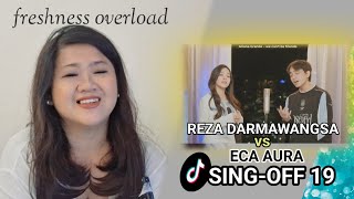 REZA DARMAWANGSA and ECA AURA SINGOFF 19  TIKTOK SONGS Love their chemistry 😍 [upl. by Lawley]