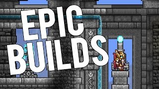 INSANE TERRARIA CREATIONS  3D Terraria 134 PC Buildings [upl. by Arihs]