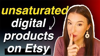 7 UNSATURATED Digital Products to sell on Etsy in 2024 💰 [upl. by Selin733]