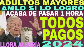 🛑AVISO 🛑 URGENTE 😭LLORA DE ALEGRÍA 🎉TODOS ADULTOS MAYORES 2024📆 PAGOS🙏 MÁS REGALO🎁 Y BENEFICIOS [upl. by Yerahcaz222]