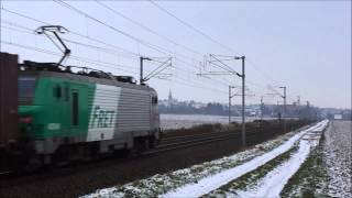 Des trains dans la neige  Partie 2 HD [upl. by Eldridge]