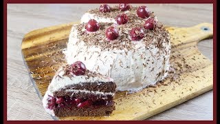 Black forest cake Schwarzwälder Kirschtorte German recipe 26 德國黑森林蛋糕 [upl. by Angelita836]