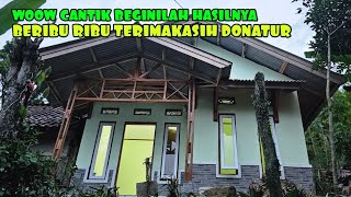 PERKEMBANGAN BEDAH RUMAH KANG ENGKAN HARI KE27 TERAKHIR PENGERJAAN TANGIS BAHAGIA DARI KANG DEDE [upl. by Gerc93]