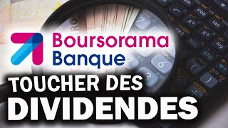 BOURSORAMA  Comment toucher des dividendes  TUTO [upl. by Nitsua]