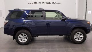 2021 TOYOTA 4RUNNER SR5 PREMIUM 4WD NAUTICAL BLUE WALK AROUND REVIEW 21T43A SOLD [upl. by Doownel]