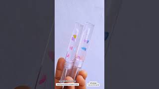 Making clear glosses🥰 lipglosslove beauty lipglossboss [upl. by Alenas]