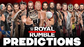 WWE Royal Rumble 2020 Predictions [upl. by Chara499]