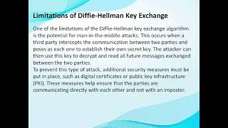 DiffieHellman key exchange algorithm [upl. by Shama891]