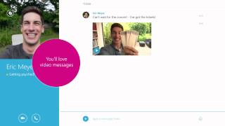 The New Skype on Windows 81 [upl. by Aihsoem]