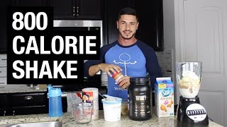 Best Homemade Mass Gainer Shake Recipe For Skinny Guys 1000 Calories [upl. by Robson]