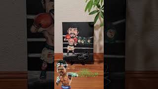 📺KiDz COLLECTIBLES 📺 presents MANNY PACQUIAO SIGNED 16X20 OIL PAINTING CANVAS BOXING HALL OF [upl. by Nikita259]