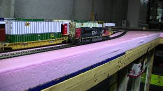 Custom Weathered MTH SD70M2 CN 8010 with NCE DCC [upl. by Eenalem754]