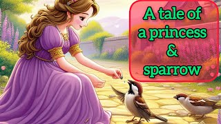 A tale of princess amp sparrow Fairytales gudiya waly cartoon pariyo waly cartoon kids cartoon [upl. by Moulton492]