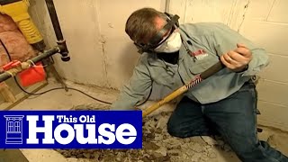 How to Install a Sump Pump  This Old House [upl. by Burman272]