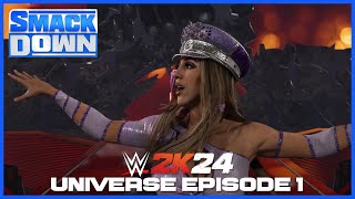 wwe2k24 Universe smackdown Episode 1 [upl. by Tali281]