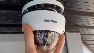 HIKVISION Dome PoE IP Security Camera Installation Guide [upl. by Atnoled]