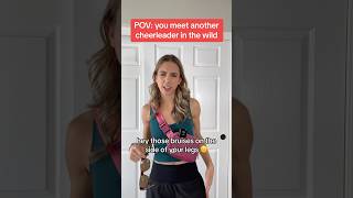 Things ALL cheerleaders relate to 📣🎀 cheer cheerleader allstarcheer skit highschool dance [upl. by Linzer627]