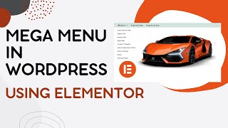 How to Create Mega Menu in WordPress Website with Elementor  Mega Menu Elementor Pro  Mazrify [upl. by Drice]