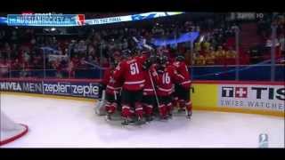 12Final SWITZERLAND  USA 30 █ IIHF WC 2013 █ Goals Eishockey WM Halbfinale Schweiz [upl. by Harpole]