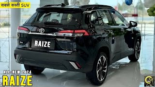 New Toyota Raize 2024  Luxury Family SUV  सिर्फ 6 लाख में [upl. by Yruam]