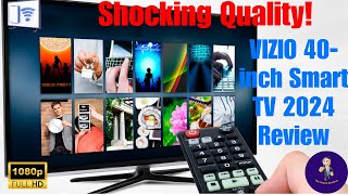 Shocking Quality for the Price VIZIO 40inch Smart TV Review 2024 [upl. by Diena182]