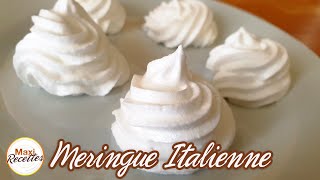 Recette Meringue Italienne Inratable Rapide et Facile [upl. by Olnay351]