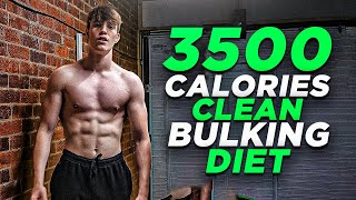 My New 3500 Calorie Clean Bulking Diet [upl. by Pellet]