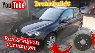 Golf 6 remmen vervangen DreamBuilds  Volkswagen DreamBuilds db27 [upl. by Darnoc792]