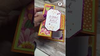 Handmade trifold shutter card [upl. by Oakie]