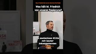 Wie würdest du den Satz von M Friedrich beenden politik arbeit bildung shorts diegrünen [upl. by Nyrek]