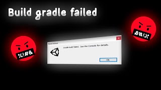 Build gradle failed Unity  Как исправить  Ответ от нейросети ChatGPT [upl. by Sansbury]