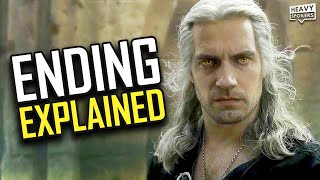 THE WITCHER Season 3 Ending Explained  Book Spoilers Season 4  Henry Cavill amp Liam Hemsworth [upl. by Gerrit]