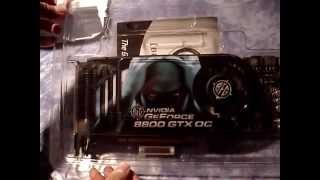 Unboxing BFG 8800 GTX OC [upl. by Llehsyar174]